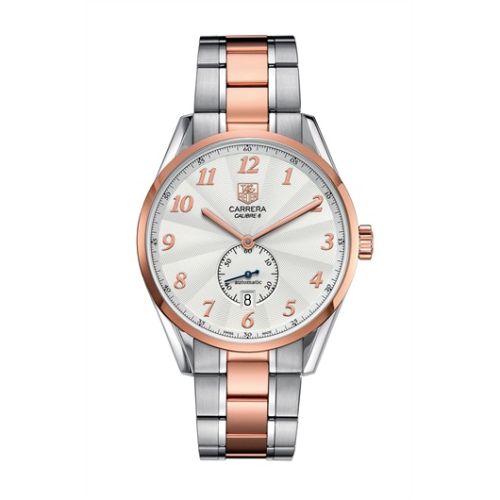 TAG Heuer Carrera Calibre 6 39 Heritage Stainless Steel / Rose Gold / Silver / Bracelet